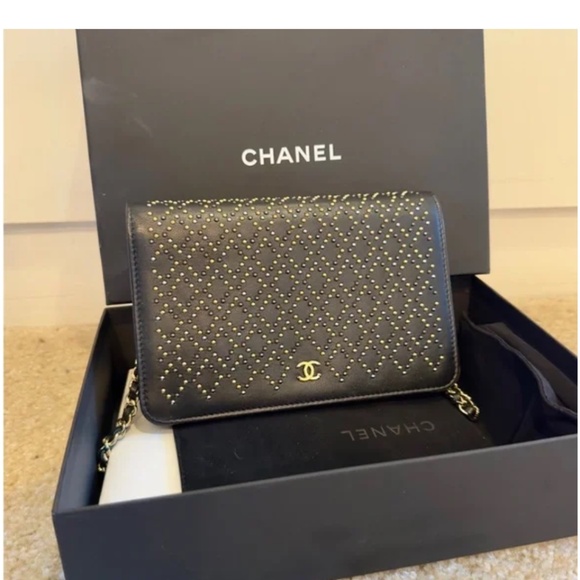 CHANEL Handbags - CHANEL STUDDED WOC